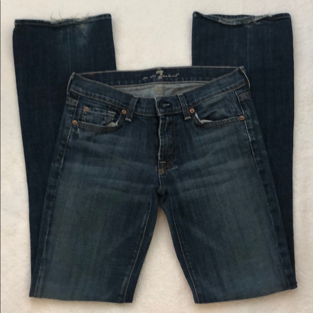 7 for all mankind bootcut jeans size 27